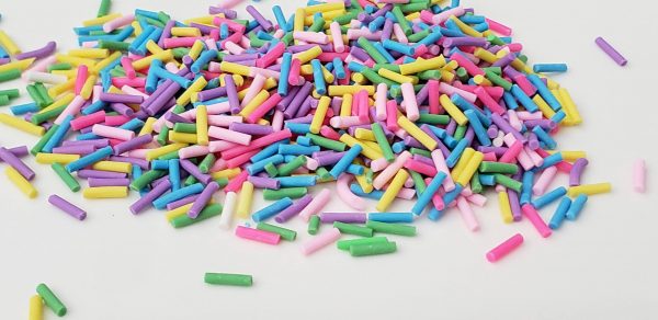 Multi Color Sprinkles Clay Bits