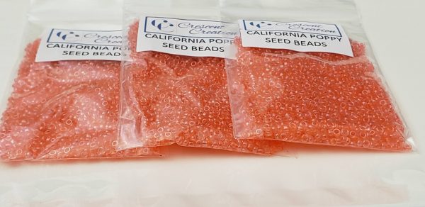 California Poppy Seed Beads