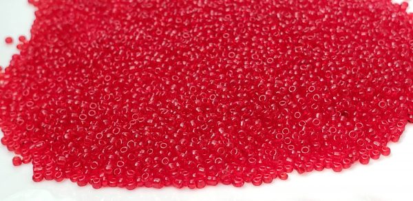 Red Calla Lily Seed Beads