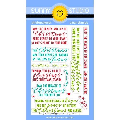 Inside Greetings Christmas Stamp
