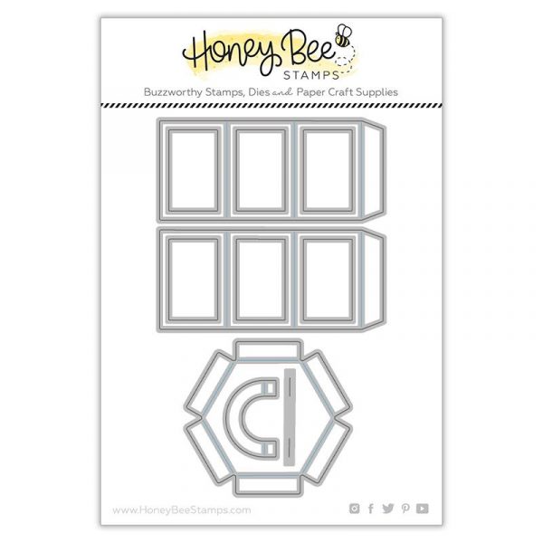 Hexagon Box Cover Honey Cuts