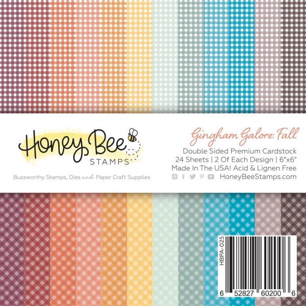 Gingham Galore Paper Pad 6X6 | 24 Double Sided Sheets
