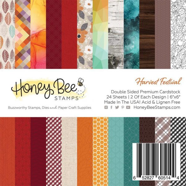 Harvest Festival Paper Pad 6X6| 24 Double Sided Sheets