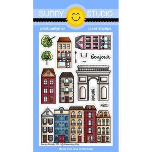 Sunny Studio Stamps Charming City Stamp