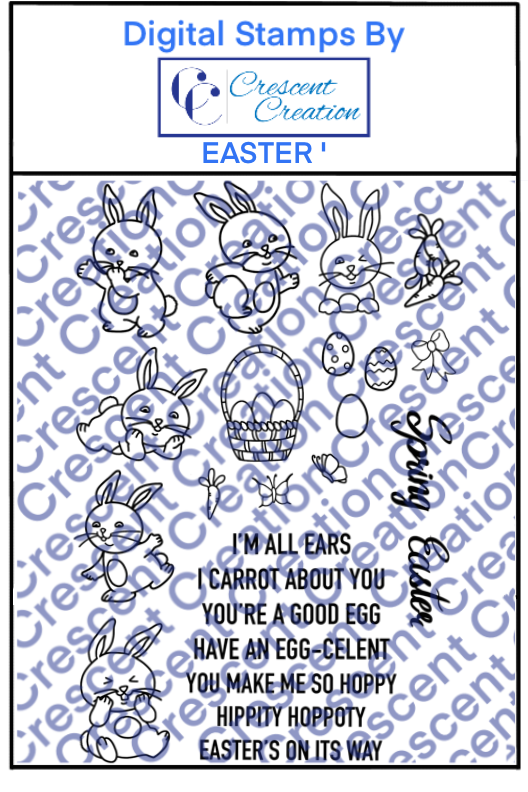 Easter Digital Stamp Shop Image