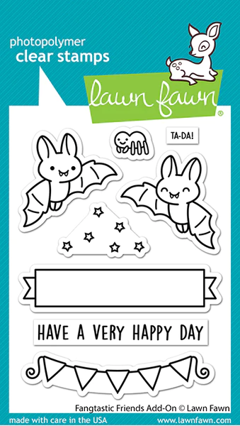 Lawn Fawn Stamp – Fangtastic Friends Add-Ons